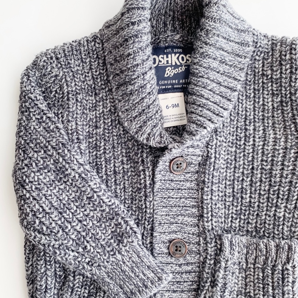 OSHKOSH B’GOSH Baby Boy Button Up Sweater